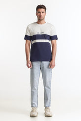 Discharge Stripe Tee TS-CNSJ24-297