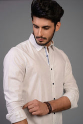 White Black Casual Shirt CM-YD-2118