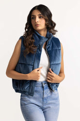 Dusty Blue Basic Jacket WM-JKT-WS23-099