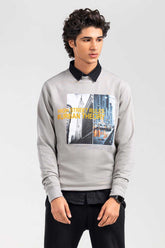 Fog Grey Fashion Sweatshirt JKT-MSS-D24-01