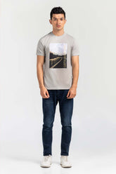 Fog Grey Fashion T-shirt JGP-URB-D266-01