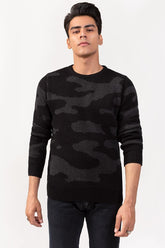 Black-Grey Fashion Sweater FS-SWT-FD-251-01
