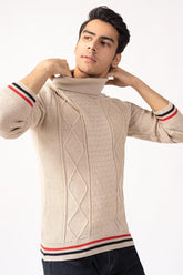Oatmeal Fashion Sweater FS-SWT-FD-256-01