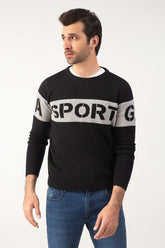 Black-Grey Fashion Sweater FS-SWT-FD-288-01
