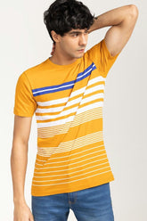 Gold-White Urban T-Shirt YD-URB-TEE-D18-02