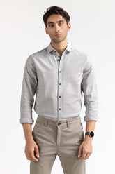 Grey Basic Casual Shirt MN-CS-YD23-021
