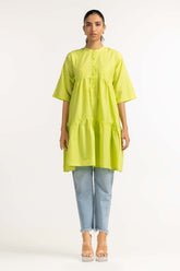 Green Basic Blouse 231-217-040