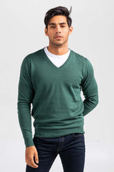 Green Basic Sweater FS-SWT-D36-01