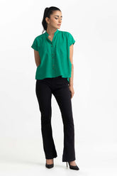 Green Blended Top 231-217-034