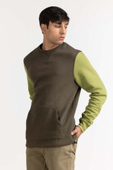 Green Fashion Sweatshirt MN-SWS-WS23-009