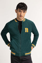 Green Knitted Jacket MN-KNJ-WS23-008