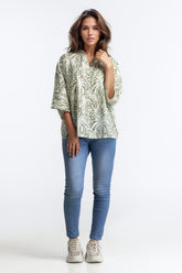 Green Printed Blouse WM-CS-SS24-033