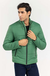 Green Puffer Jacket JKT-WOV22-017