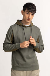 Green Pullover Hoodie MN-POH-WS23-010