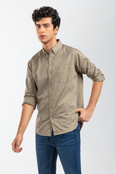 Green Twil Casual Shirt CM-PD-452 CS