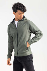 Green Zipper Hoodie JKT-HZJ-D49-02