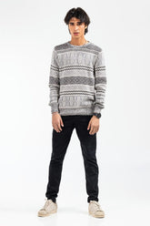 Grey-Black Fashion Sweater FS-SWT-FD-347-01