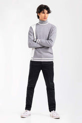 Grey-White Fashion Sweater FS-SWT-FD-392-01