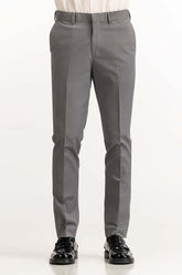 Grey Basic Formal Chino Trouser MN-TR-FC23-006