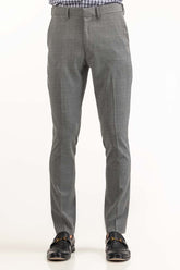 Grey Basic Formal Trouser MN-TR-FM23-015