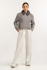 Grey Basic Jacket WM-JKT23-087