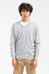 Grey Basic Sweater FS-SWT-D35-02