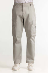 Grey Basic Trouser MNTRCSS24001-A