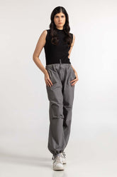 Grey Basic Trouser WM-JNS-WS23-019