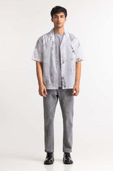 Grey Digital Printed Casual Shirt MN-CS-PD23-008