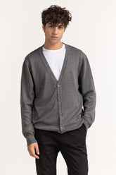 Grey Fashion Cardigan MN-SWT-WS23-185B