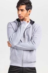 Grey Fashion Hoodie JKT-HZJ-D50-03