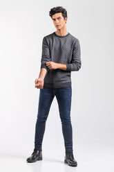 Grey Fashion Sweater FS-SWT-VPN-FD-438-01