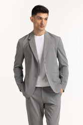 Grey Formal Blazer BLAZER MN-BLZ-WS23-002