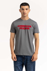 Grey Graphic Tee TS-CNSJ23-278