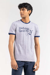 Grey Marl Fashion T-shirt JGP-D297