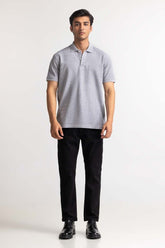 Grey Signature Polo PS-SIGPK24-007