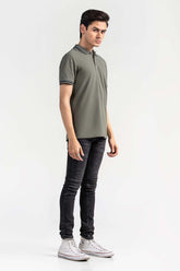 Grey Sport Polo PKP-SP-98