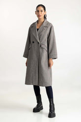 Tweed Long Coat 224-210-024