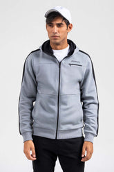 Grey Zipper Hoddie JKT-HZJ-D47-02