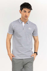 Heather Grey Fashion Polo PS-FPK22-050