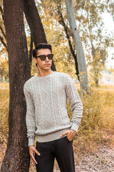 Heather Grey Fashion Sweater FS-SWT-FD-275-01