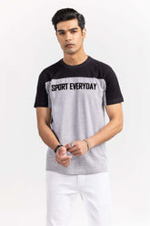 Heather Grey Fashion Tees TS-FSJ22-041