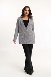 Houndstooth Coat 224-210-002