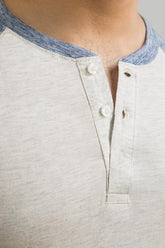 Navy Henley T-Shirt HS-HEN-SIG-D03-01