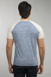 Navy Henley T-Shirt HS-HEN-SIG-D03-02