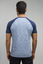 Navy Basic Henley Tee HS-HEN-SIG-D04-02