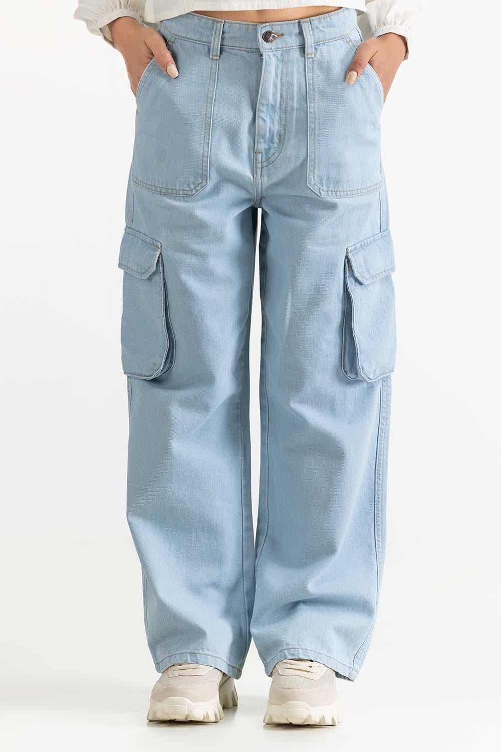 Ice Blue Denim Jeans 231-221-006 A