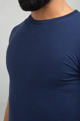 Navy Basic Tee JCN-SIG-D019
