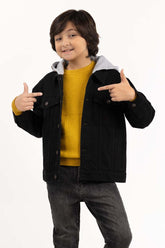Junior Boy Jet Black Jacket 224-310-048