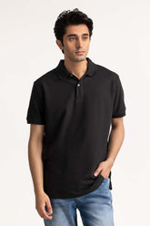 Jet Black Signature Polo PS-SIGPK24-037